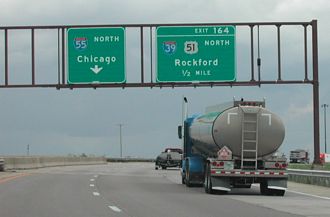 I-55/US 51 north at I-39 - 2002