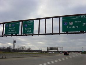 I-55 south at I-39/US 51 - 2001