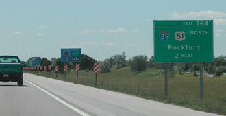 I-55 south at I-39/US 51 - 2002