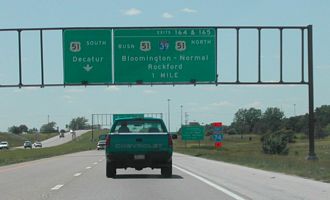 I-55 south at I-39/US 51 - 2002