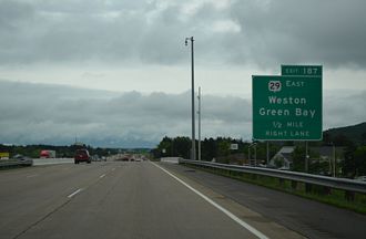 US 51/Wis 29 south at I-39 - Rib Mountain