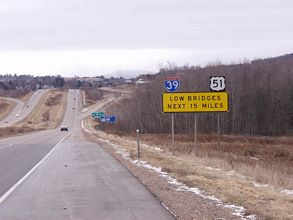 US 51 south at US 51 Business/CTH K - 2002