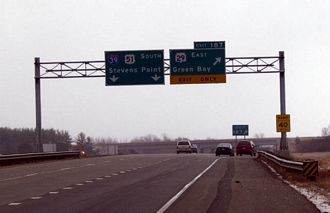 US 51 south at I-39 and STH 29 - 2002