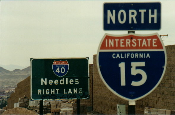 I-15 north at I-40 - 1999