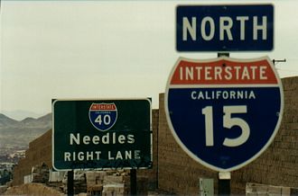 I-15 north at I-40 - 1999