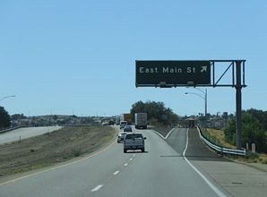 I-40 west at I-15 - Barstow, CA
