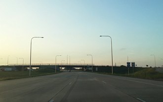 I-41/94 north at Wisconsin state line