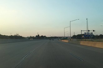 I-41/94 north at Wisconsin state line