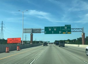 I-41/US 41-141 north at CTH M - Howard, WI