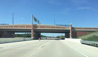 I-41/US 41-141 north at CTH M - Howard, WI