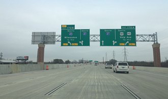 I-41/US 41-141 south at I-43 - Howard, WI