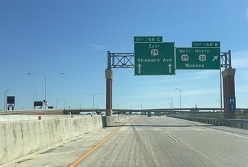 I-41 south at Wis 29/32 - Green Bay, WI