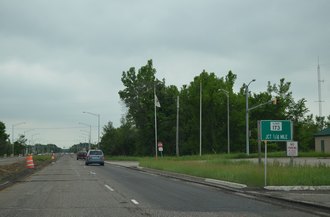 I-41/US 41 south at IL 173 - Wadsworth