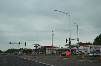 I-41/US 41 south at IL 173 - Wadsworth