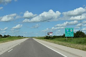 US 64/412 East at IH 35/Cimarron Tpk near Perry, OK