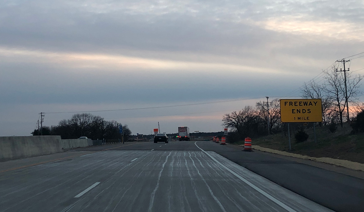I-43 south at I-39/90 - Beloit, WI