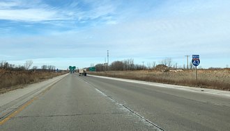 I-43 north at I-41/US 41-141 - Green Bay, WI