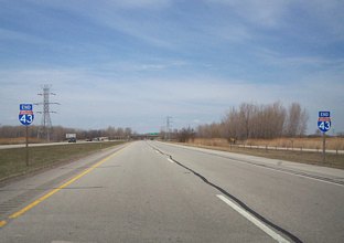 I-43 north at US 41/141 - 2007