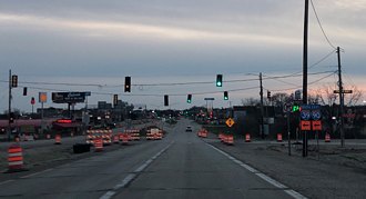 I-43 south at I-39/90 - Beloit, WI