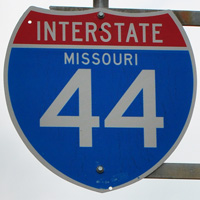 Interstate 44 shield representation