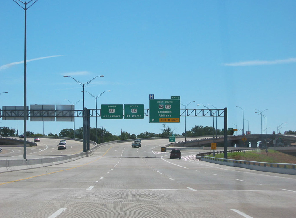 IH 44 west at US 82 - 2002