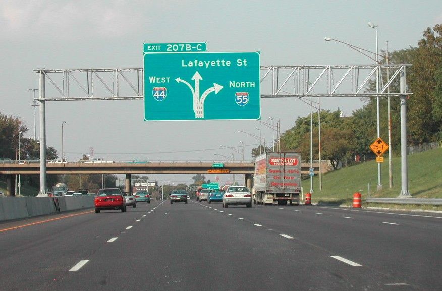 I-55 north at I-44 - 2002