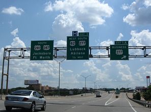 IH 44 west at US 277 Business - Wichita Falls, TX