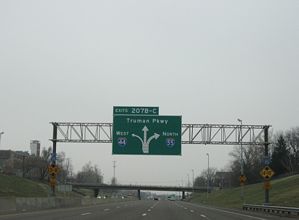 I-55 north at I-44 - 2009
