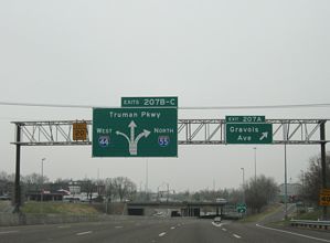 I-55 north at I-44 - 2009