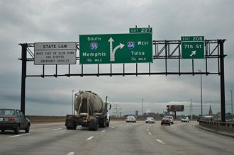 I-55 south at I-44 - St. Louis, MO