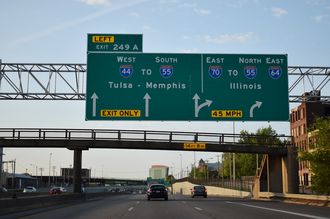 I-70 east at I-44 - St. Louis, MO
