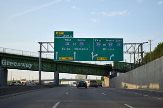 I-70 east at I-44 - St. Louis, MO