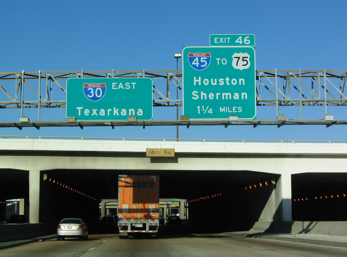 IH 30 east at IH 45/345-US 75 - 2003