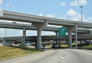 IH 30 east at IH 45/IH 345/US 75 - Dallas, TX