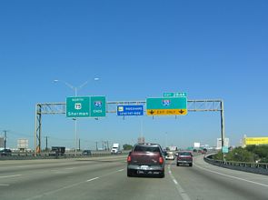 IH 45 north at IH 30/345 - Dallas, TX