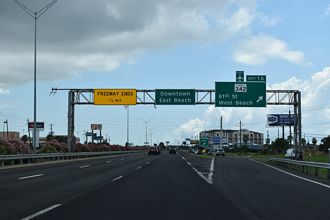 IH 45 south at Spur 342 - Galveston, TX