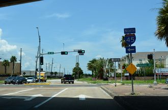 Spur 342 north at IH 45 - Galveston, TX