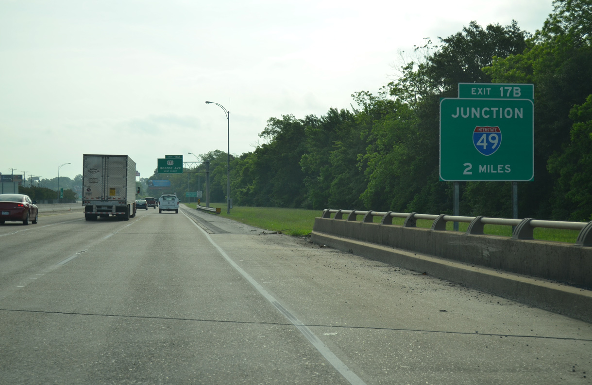 I-20 east at I-49 - Shreveport, LA