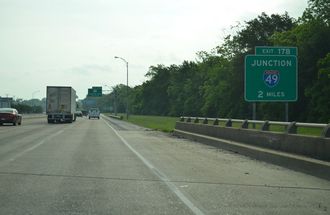 I-20 east at I-49 - Shreveport, LA