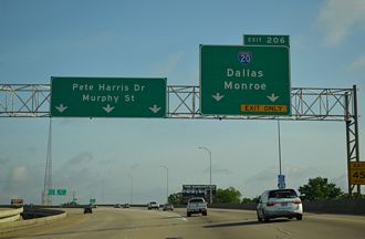 I-49 north at I-20 - Shreveport, LA