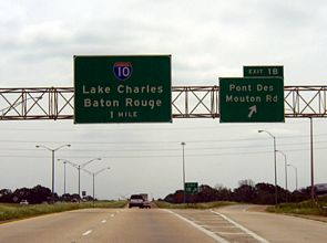 I-49/US 167 south at I-10 - 2003