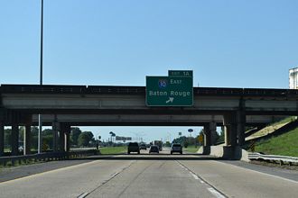 I-49/US 167 south at I-10 - Lafayette, LA