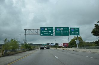 I-435 south at I-49/435-US 50/71 - Kansas City, MO