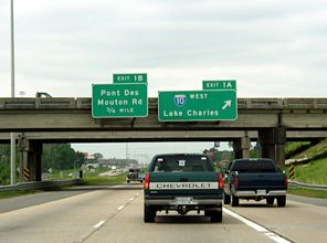 US 167 north at I-10/49 - 2003