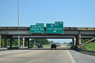 I-49/US 167 north at I-10 - Lafayette, LA