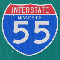 I-69 north at I-55/269 - Hernando, MS