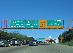I-55 north at US 41 - 2005