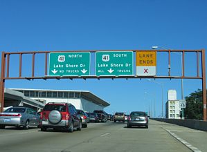 I-55 north at US 41 - 2005