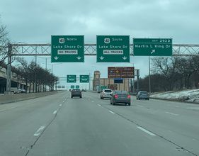 I-55 north at US 41/Lake Shore Dr - Chicago, IL