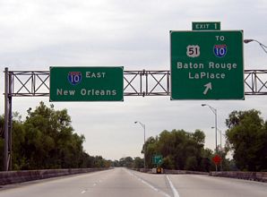 I-55 south at I-10/US 51 - 2003